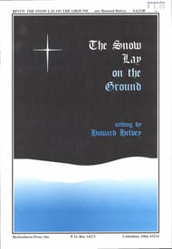 Snow Lay on the Ground SATB choral sheet music cover Thumbnail